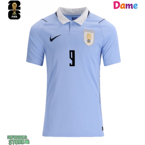 Uruguay Darwin Nunez #9 Replika Hjemmebanetrøje Dame VM 2026 Kortærmet
